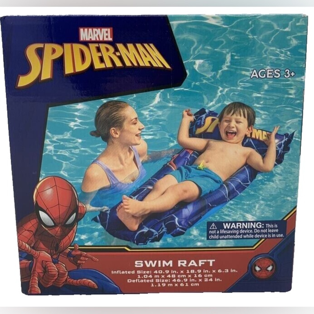 Marvel Spider-Man Blue Swim Raft